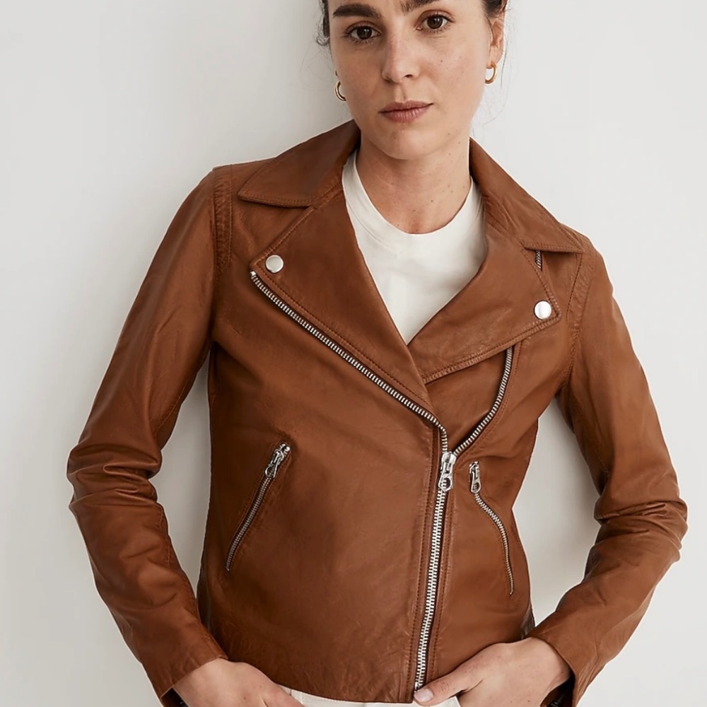 Madewell Brown Leather Jacket